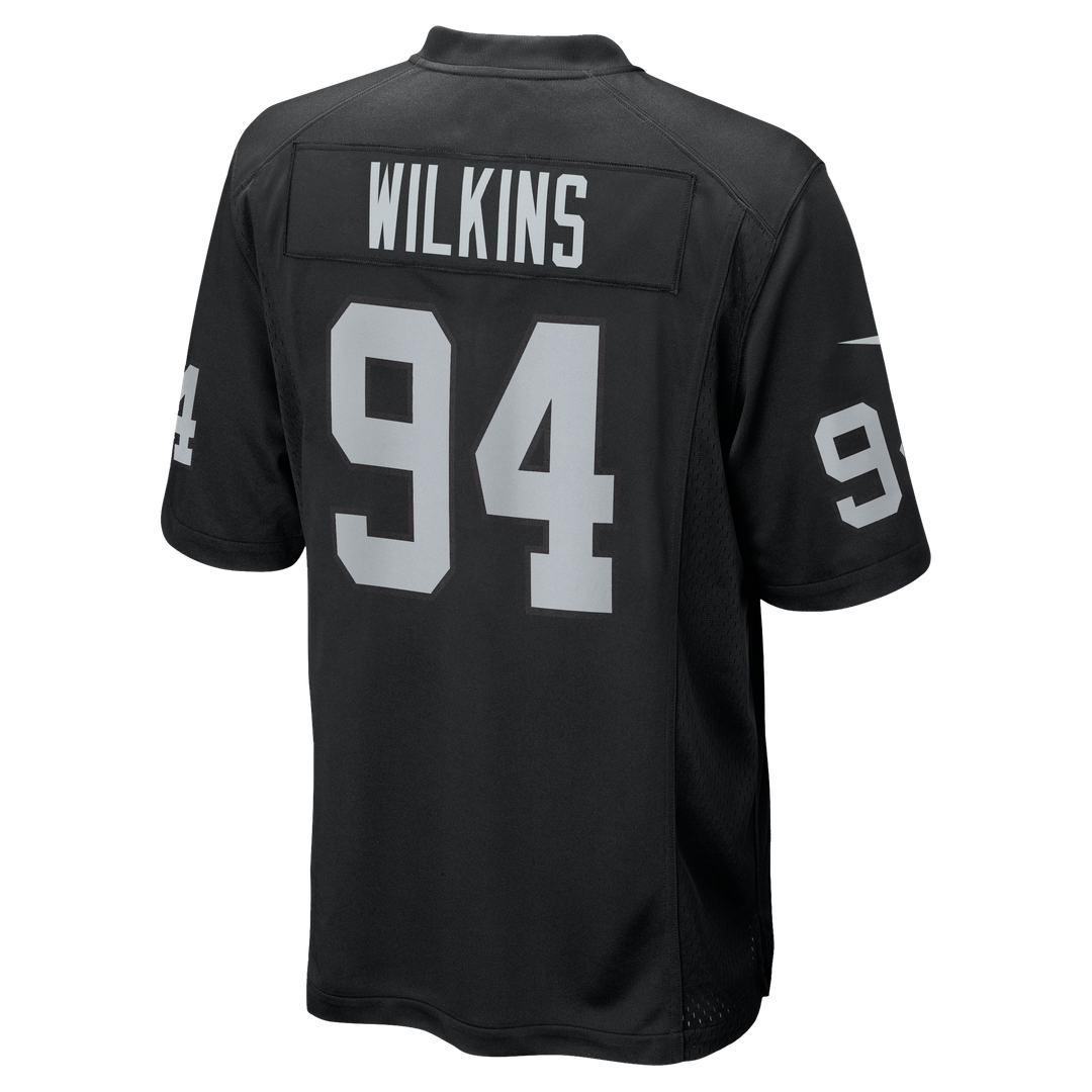 Las Vegas Raiders Christian Wilkins Nike Team Game Jersey - Black