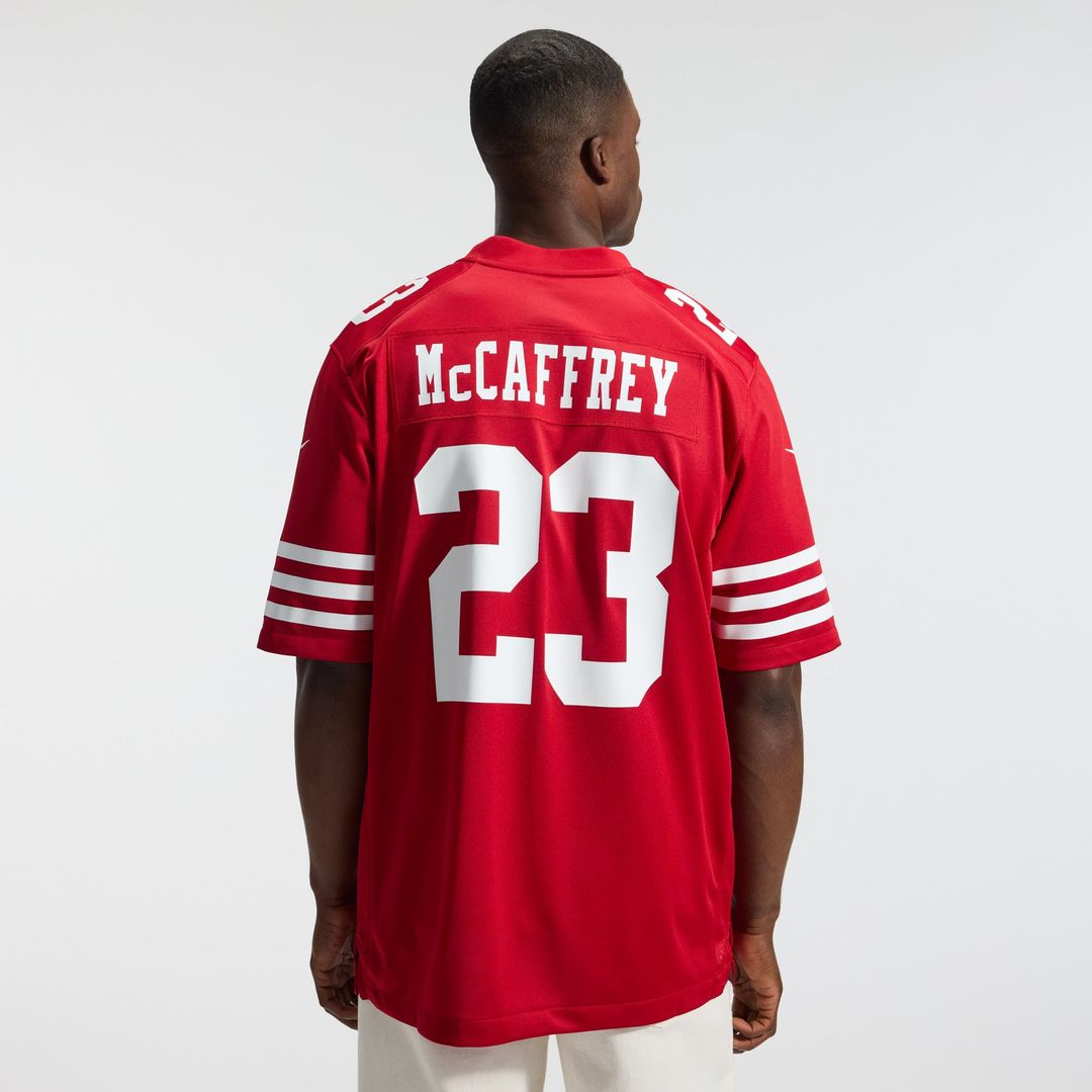 San Francisco 49ers Christian McCaffrey Nike Game Player Jersey - White