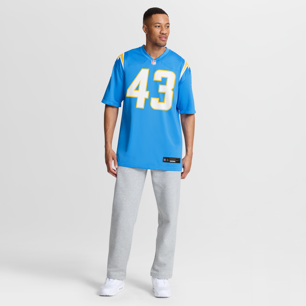Los Angeles Chargers Troy Dye Nike Game Jersey - Powder Blue