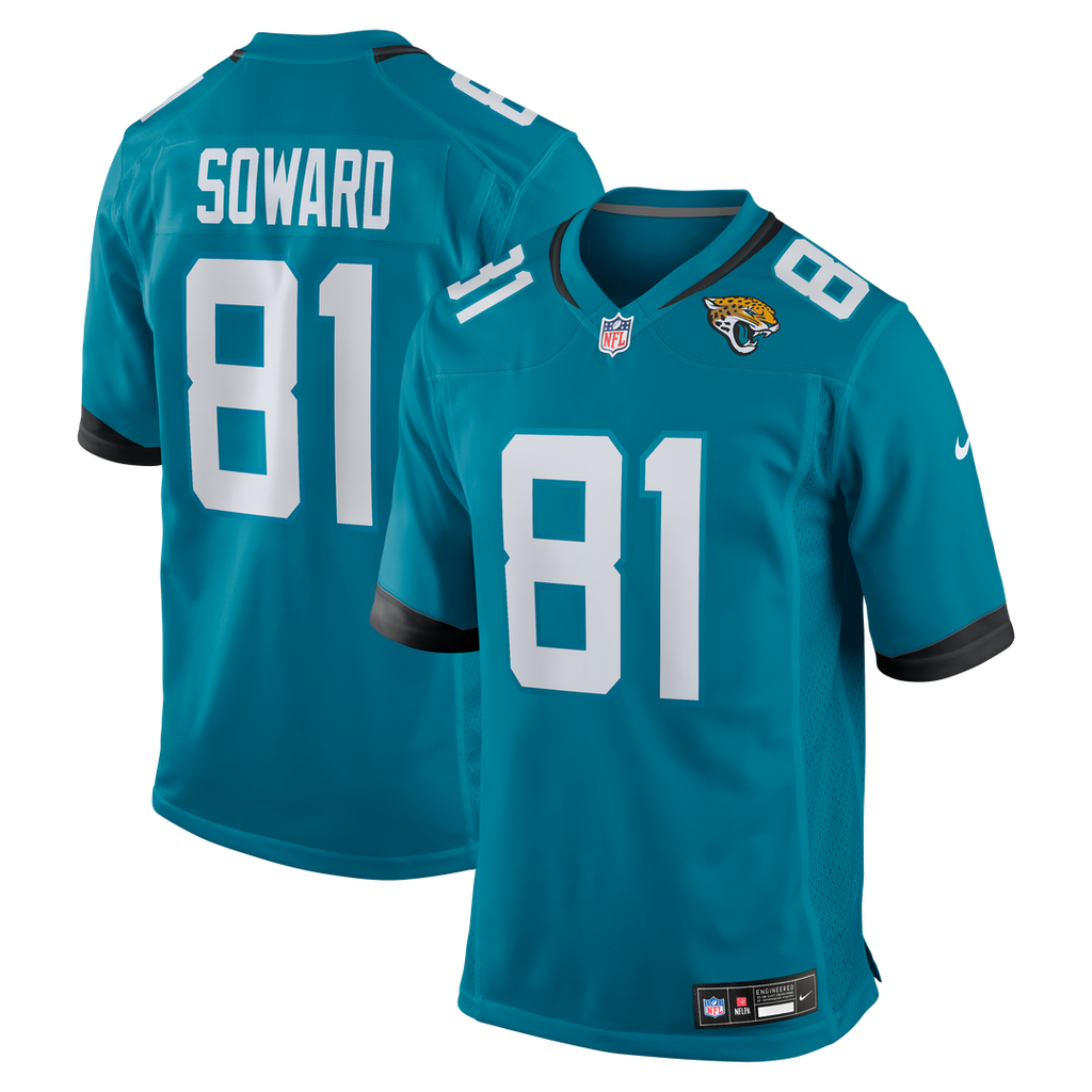 Jacksonville Jaguars R. Jay Soward Nike Retired Player Team Game Jersey - Teal