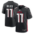 Atlanta Falcons Jalon Walker Nike Team Game Jersey - Black