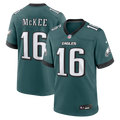 Philadelphia Eagles Tanner McKee Nike Team Game Jersey - Midnight Green