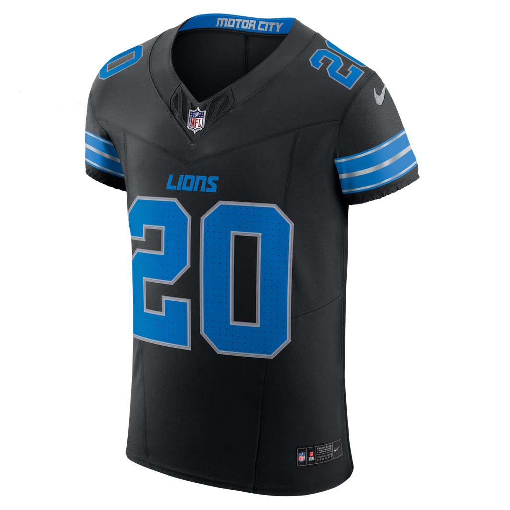 Detroit Lions Barry Sanders Nike Team Vapor F.U.S.E. Elite Jersey - Blue