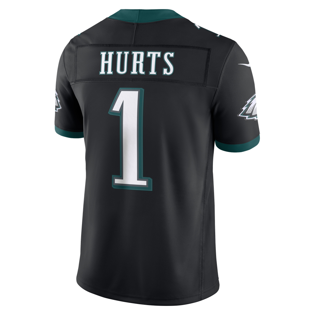 Philadelphia Eagles Jalen Hurts Nike Alternate Vapor F.U.S.E. Stitched Limited Jersey - Black