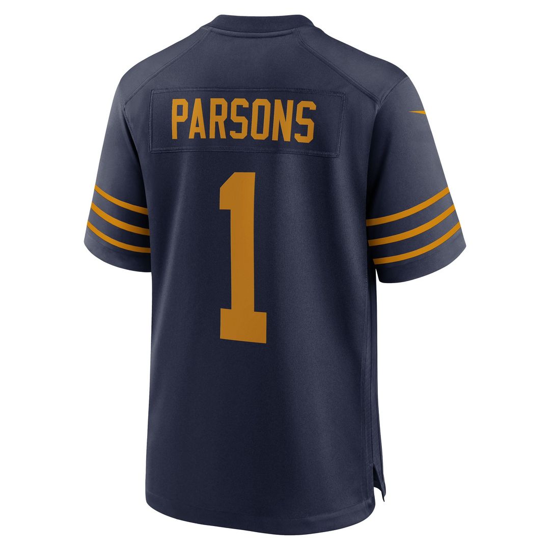 Green Bay Packers Micah Parsons Nike The 1923 Classic Game Jersey - Navy