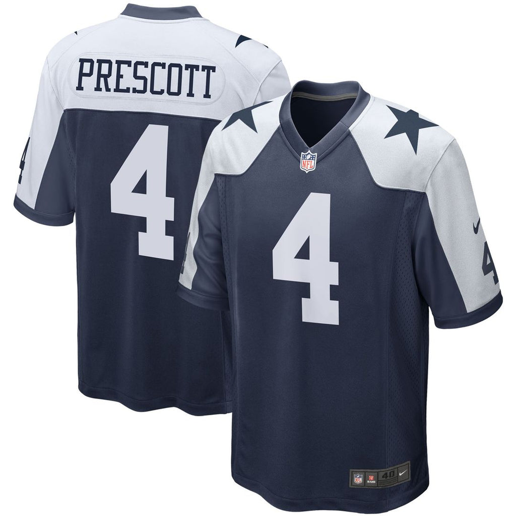 Dallas Cowboys Dak Prescott Nike Alternate Game Team Jersey - Navy