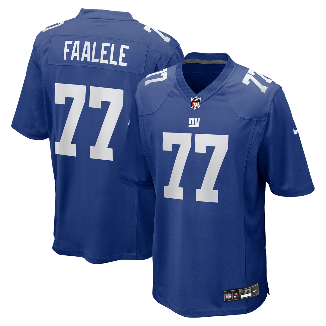 New York Giants Daniel Faalele Nike Team Game Jersey - Royal