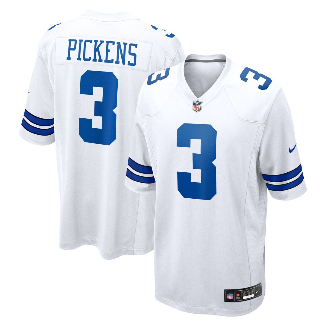 Dallas Cowboys George Pickens Nike Game Jersey - White