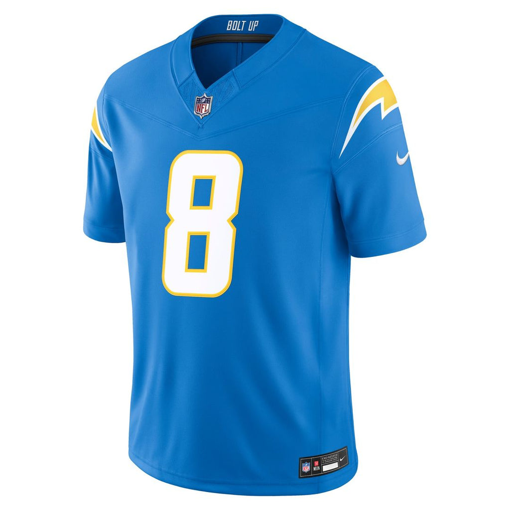 Los Angeles Chargers Omarion Hampton Nike Team Vapor F.U.S.E. Stitched Limited Jersey - Powder Blue