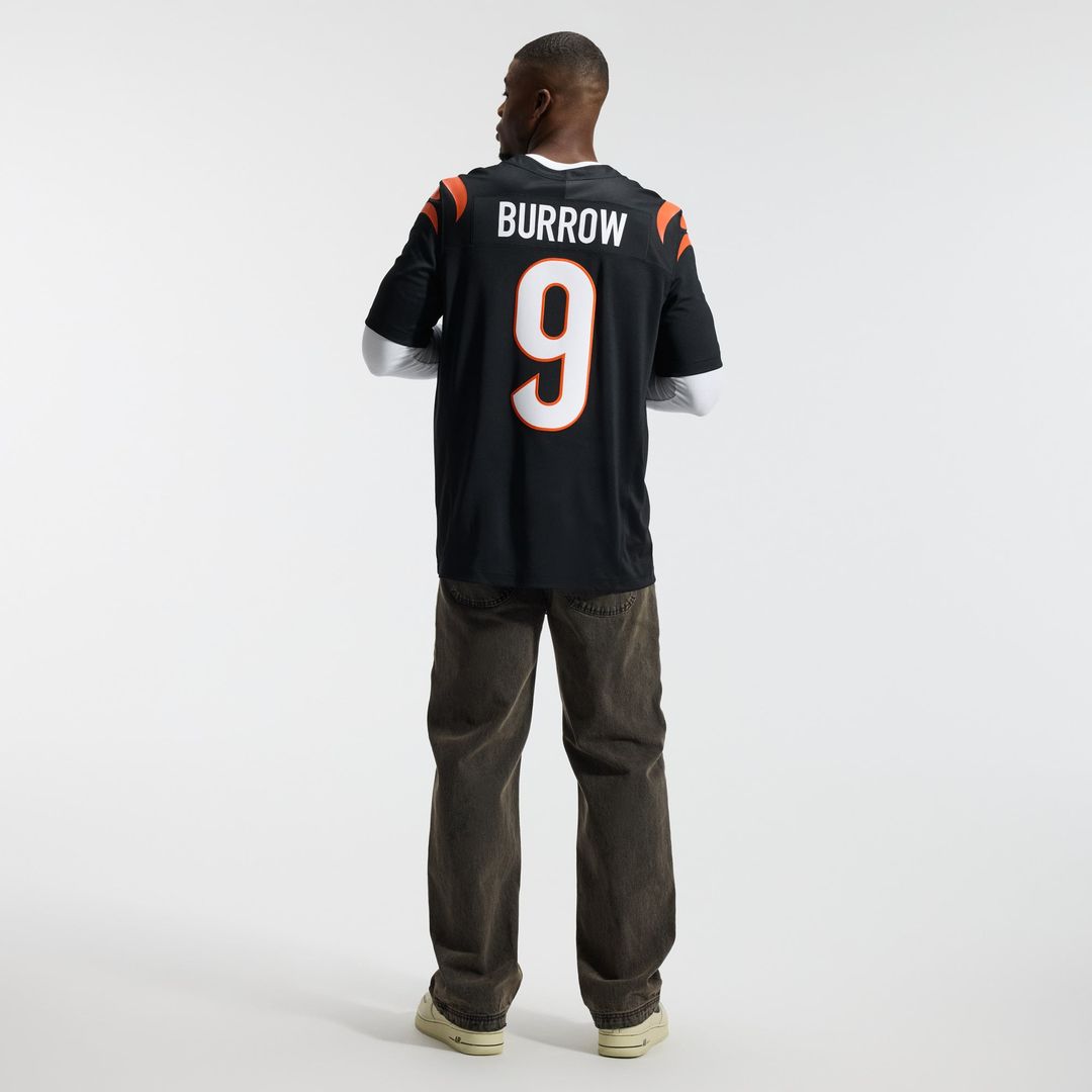 Cincinnati Bengals Joe Burrow Nike Team Vapor F.U.S.E. Stitched Limited Jersey - Black