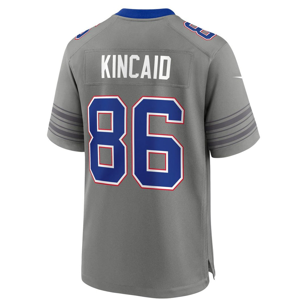 Buffalo Bills Dalton Kincaid Nike Nickel City Game Jersey - Gray