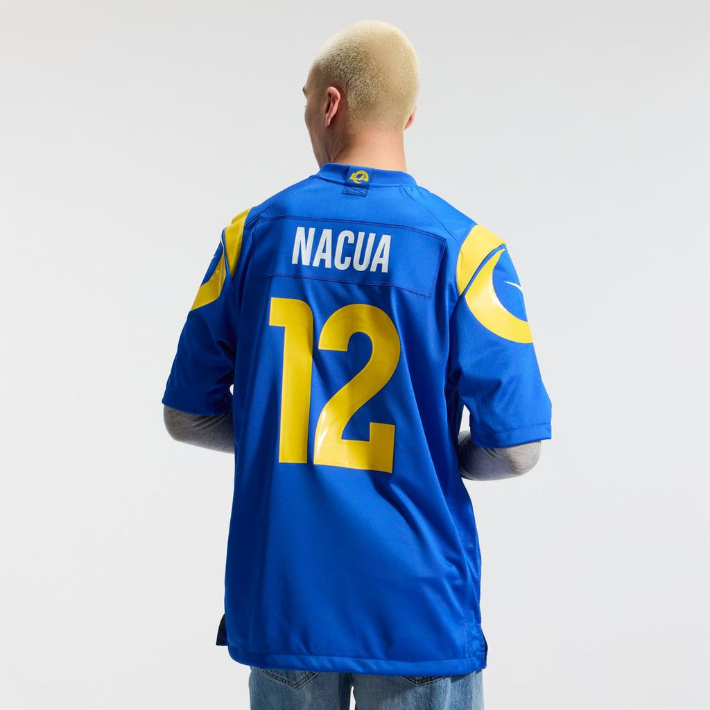 Los Angeles Rams Puka Nacua Nike Game Player Jersey - White