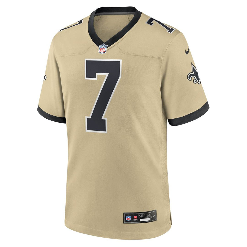 New Orleans Saints Taysom Hill Nike Game Jersey - Black