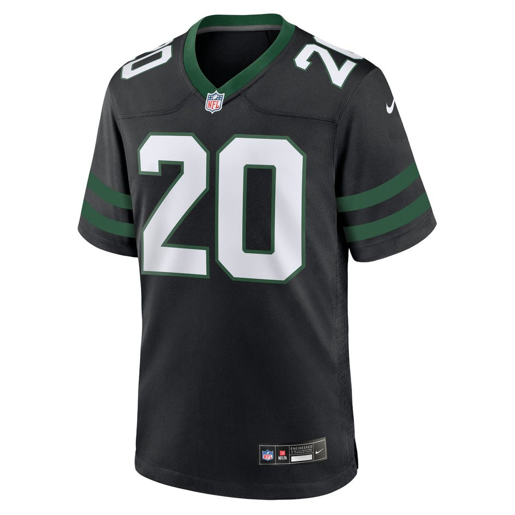 New York Jets Breece Hall Nike Alternate Game Jersey - Legacy Black