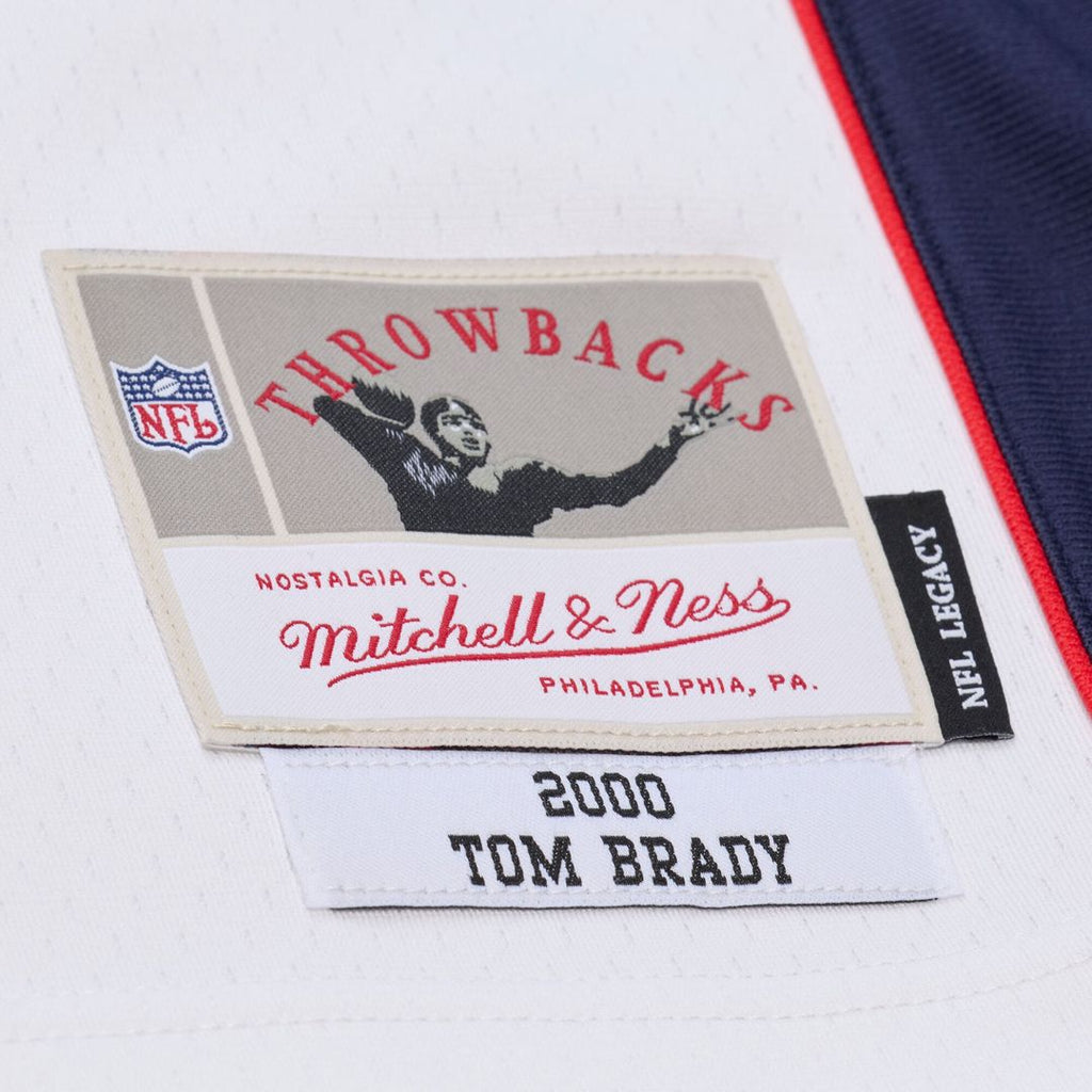 New England Patriots Tom Brady Mitchell & Ness 2000 Legacy Replica Jersey - White