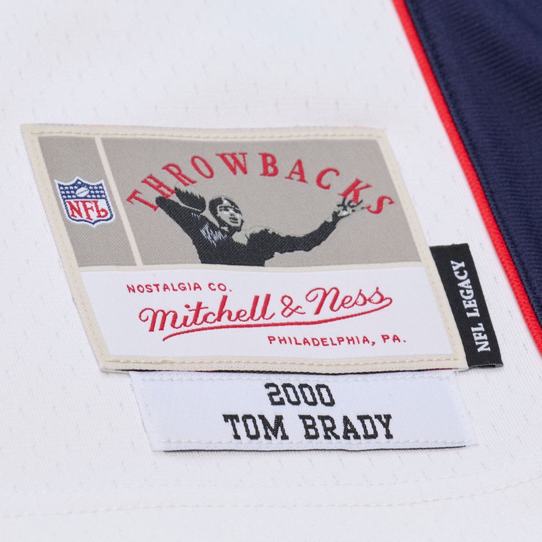 New England Patriots Tom Brady Mitchell & Ness 2000 Legacy Replica Jersey - White