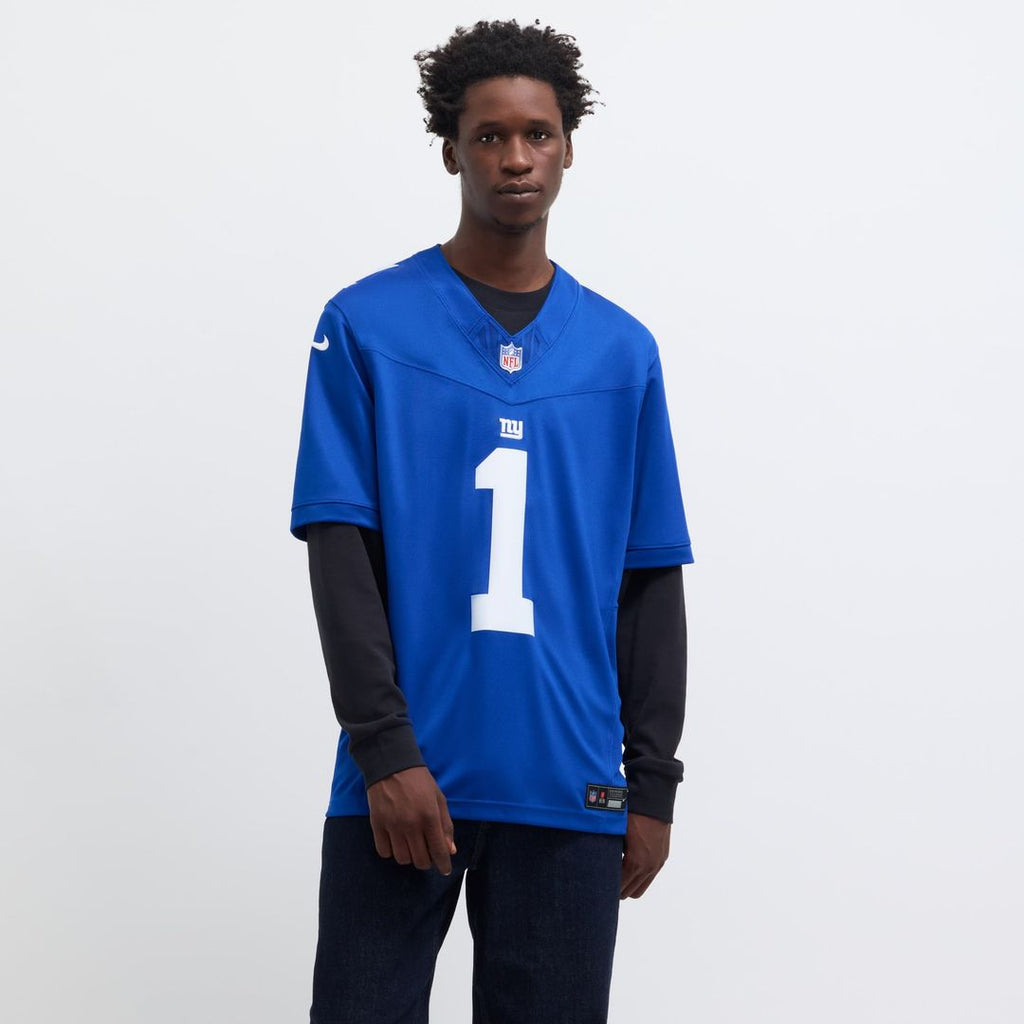 New York Giants Malik Nabers Nike Vapor F.U.S.E. Limited Jersey - Royal