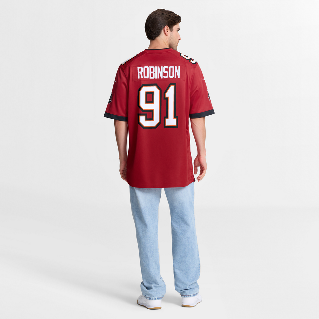 Tampa Bay Buccaneers A'Shawn Robinson Nike Team Game Jersey - Red