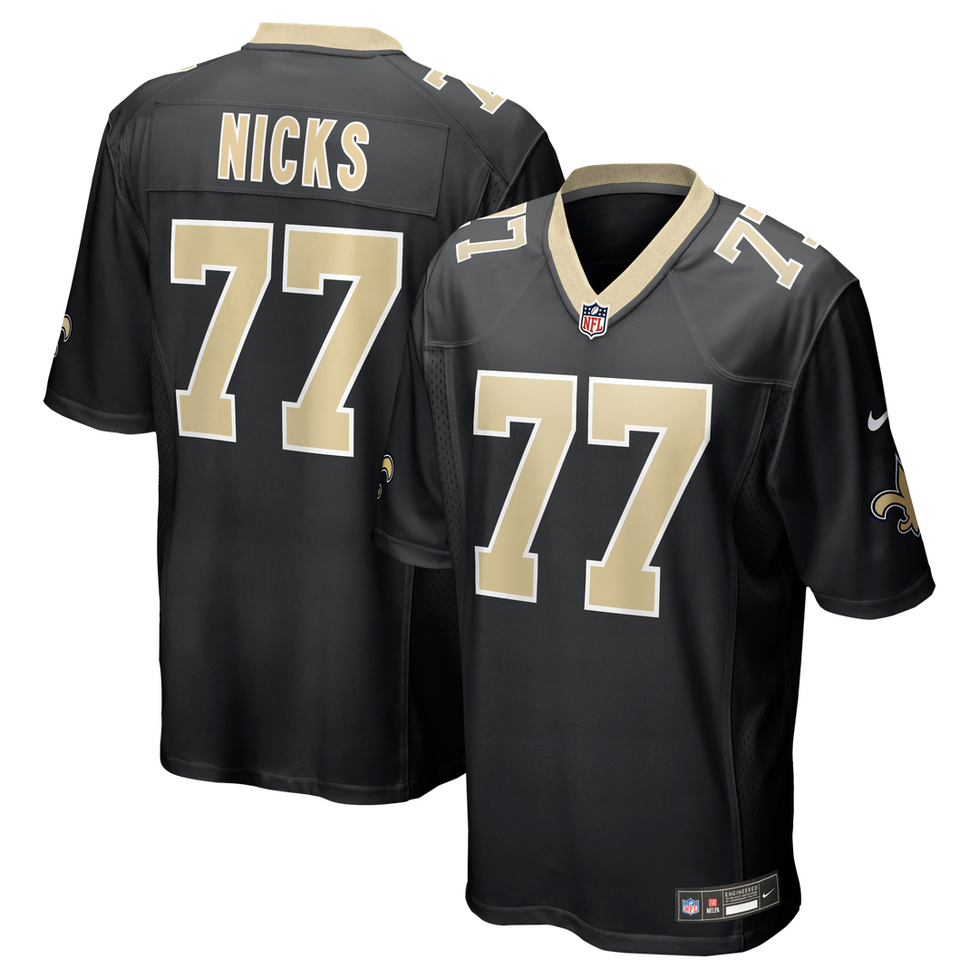 New Orleans Saints Carl Nicks Nike Game Retired Player Jersey - Black
