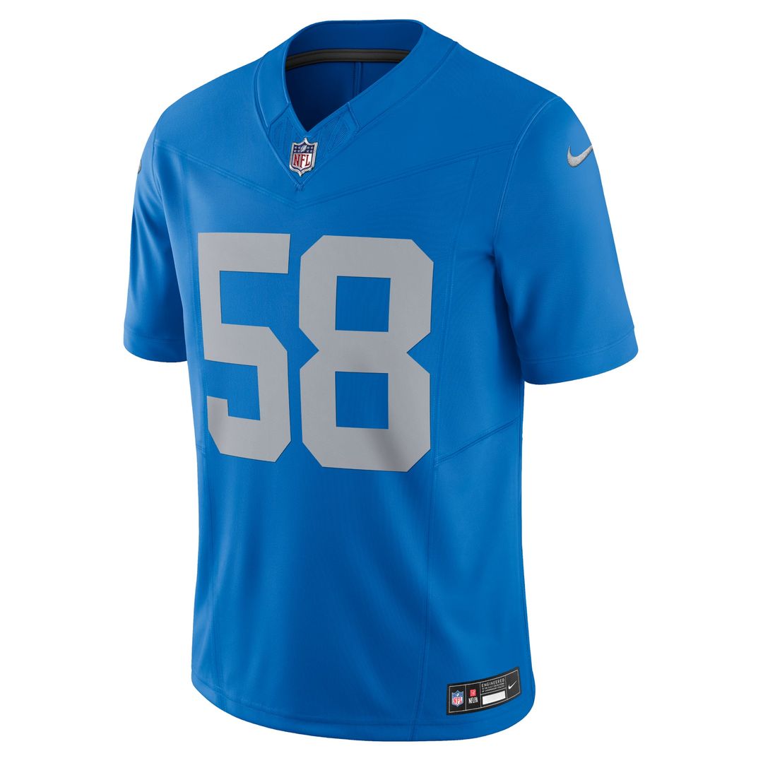 Detroit Lions Penei Sewell Nike Vapor F.U.S.E. Alternate Limited Jersey - Black