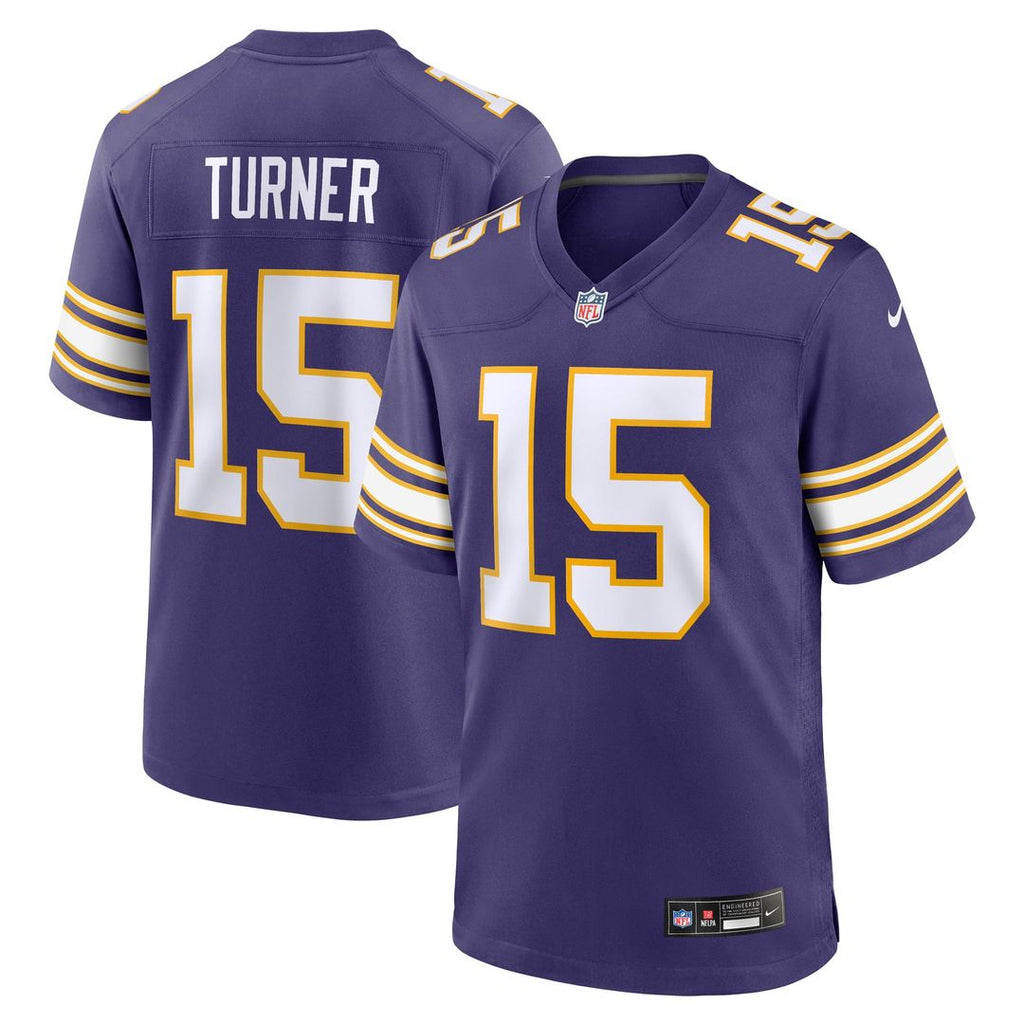 Minnesota Vikings Dallas Turner Nike Alternate Game Jersey - Purple