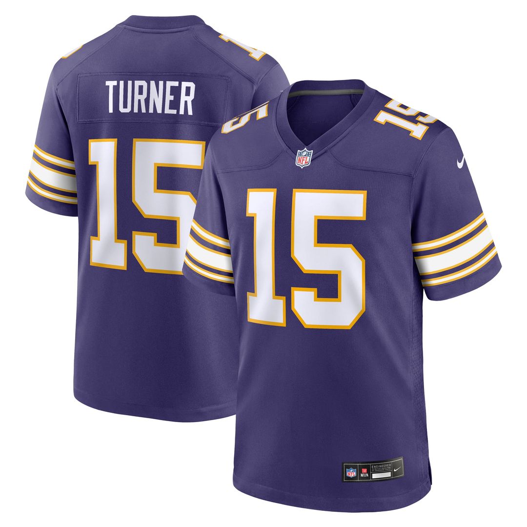 Minnesota Vikings Dallas Turner Nike Alternate Game Jersey - Purple