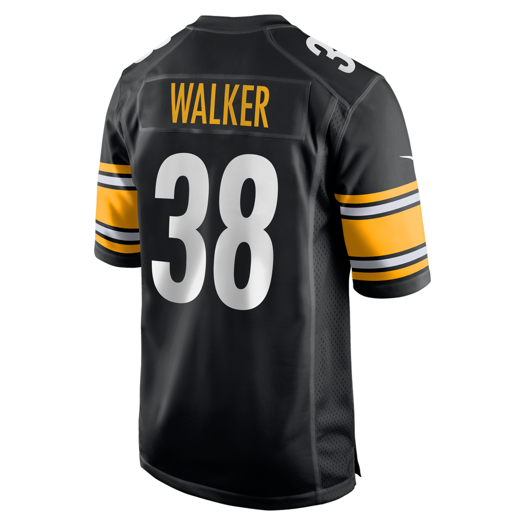 Pittsburgh Steelers Mykal Walker Nike Team Game Jersey - Black