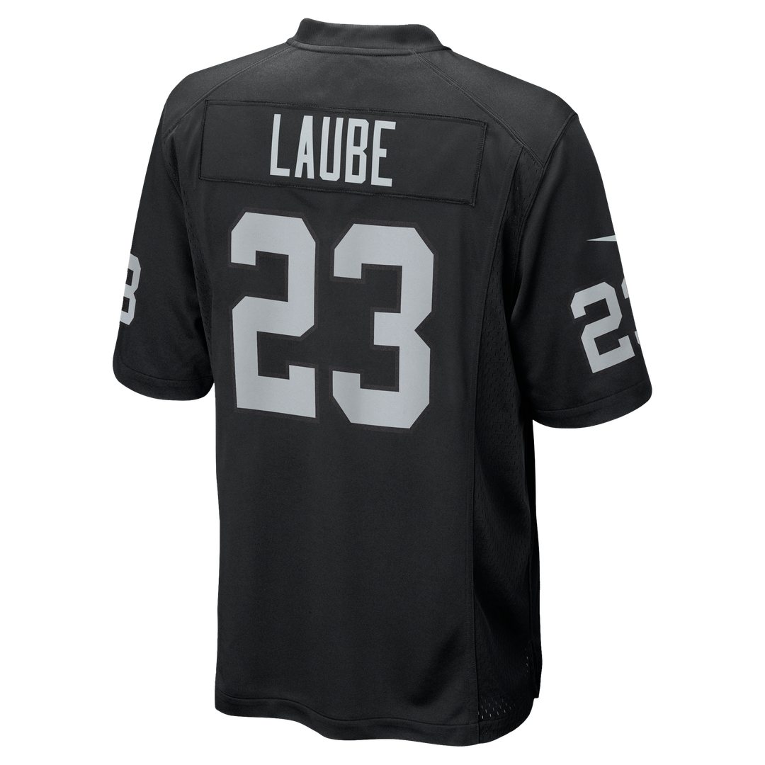Las Vegas Raiders Dylan Laube Nike Team Game Jersey - Black