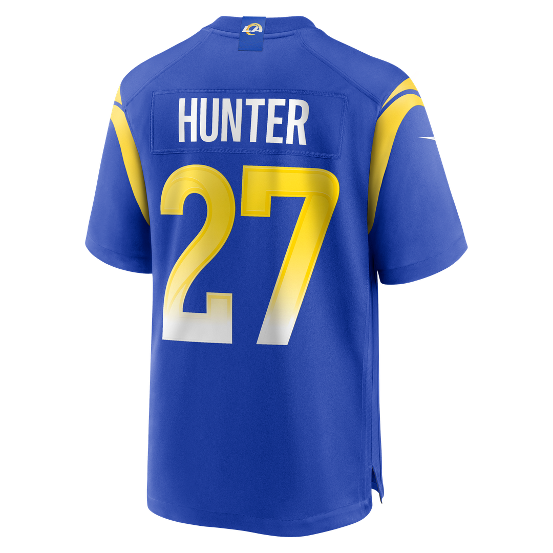 Los Angeles Rams Jarquez Hunter Nike Team Game Jersey - Royal