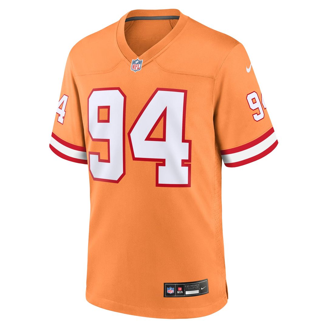 Tampa Bay Buccaneers Calijah Kancey Nike Alternate Game Jersey - Orange