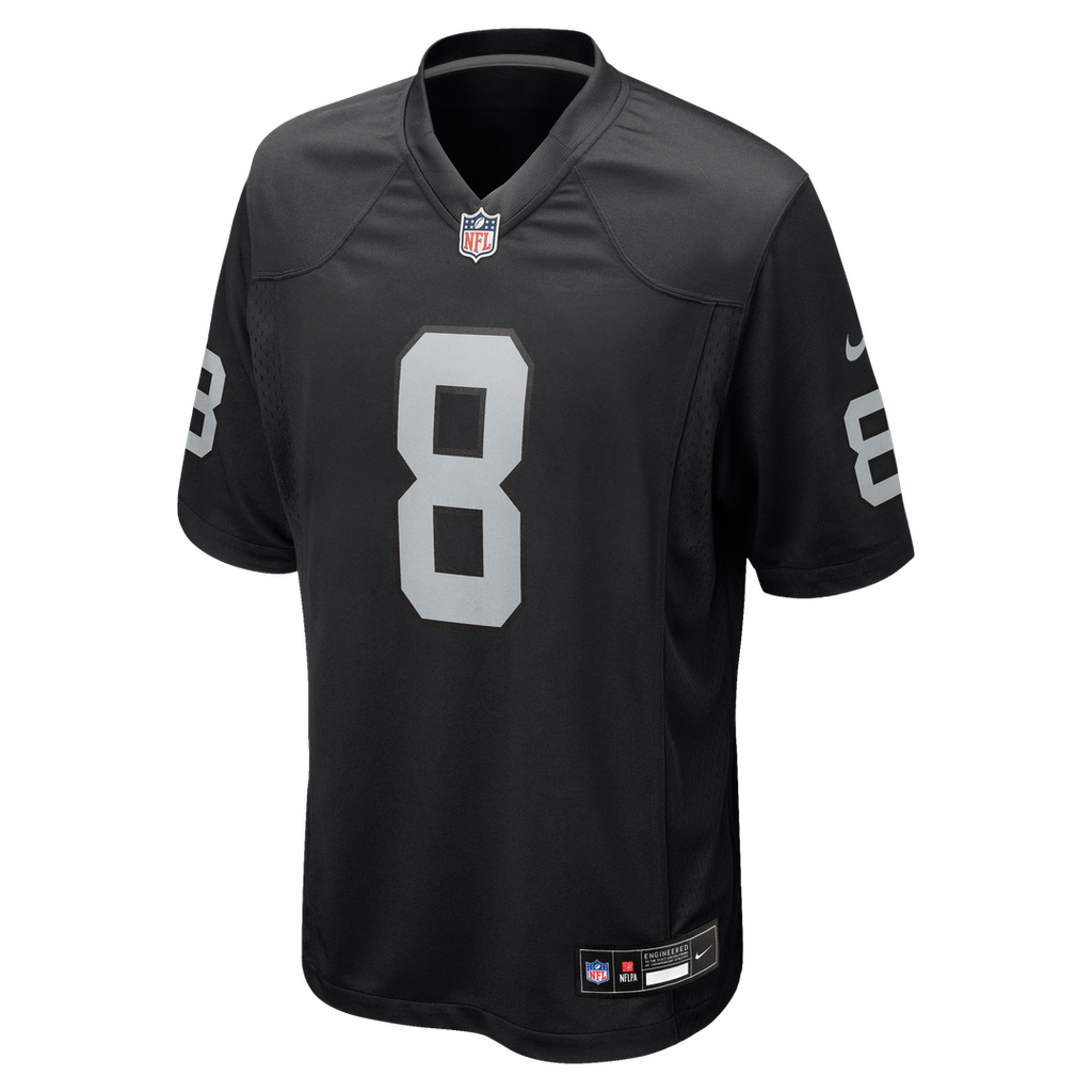 Las Vegas Raiders Kirk Cousins Nike Team Game Jersey - Black
