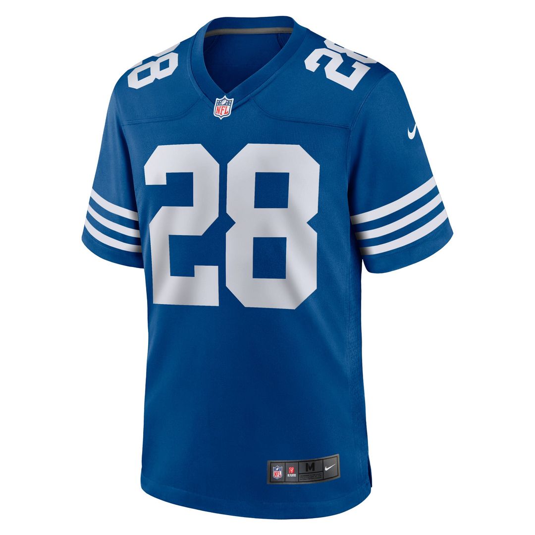 Indianapolis Colts Jonathan Taylor Nike Game Player Jersey - Royal