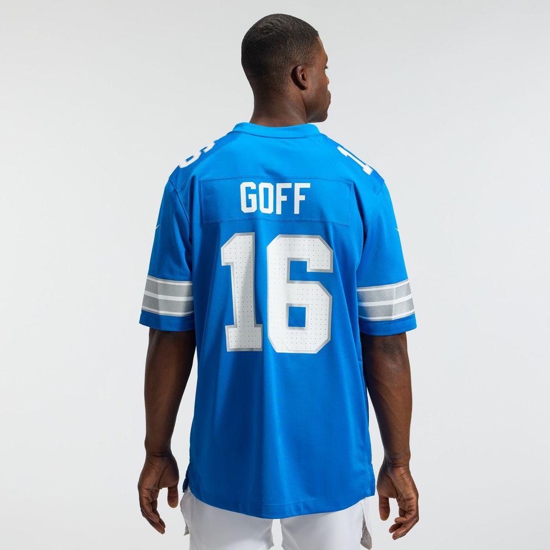 Detroit Lions Jared Goff Nike 2nd Alternate Game Jersey - Black