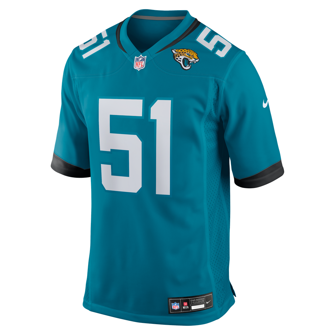 Jacksonville Jaguars Ventrell Miller Nike Game Jersey - Teal