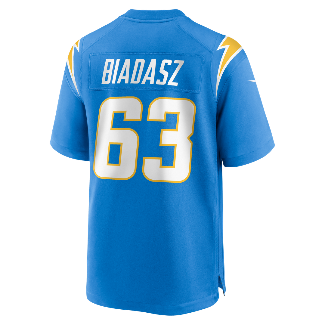 Los Angeles Chargers Tyler Biadasz Nike Team Game Jersey - Powder Blue
