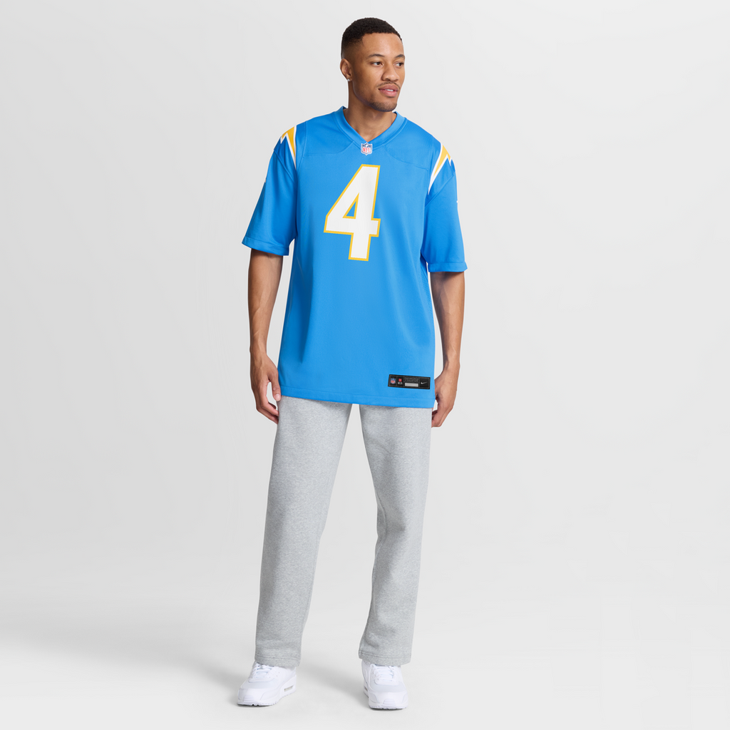 Los Angeles Chargers Tarheeb Still Nike Team Game Jersey - Powder Blue