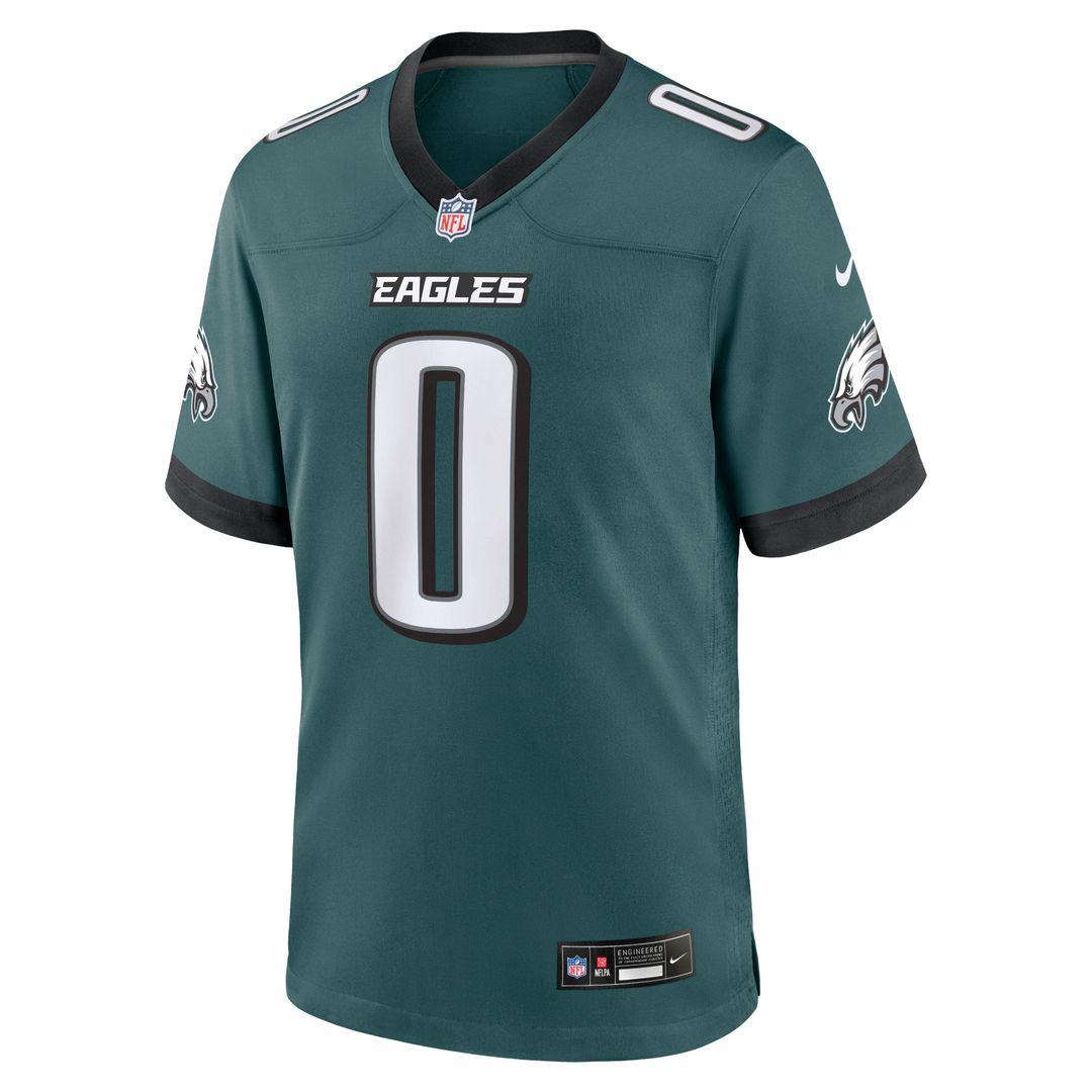 Philadelphia Eagles Marquise Brown Nike Team Game Jersey - Midnight Green