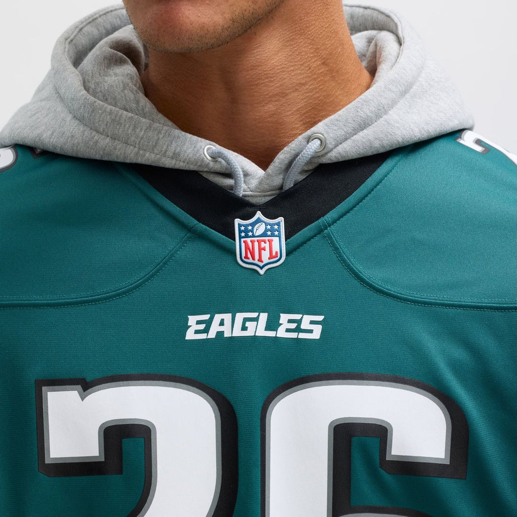 Philadelphia Eagles Saquon Barkley Nike Alternate Game Jersey - Black