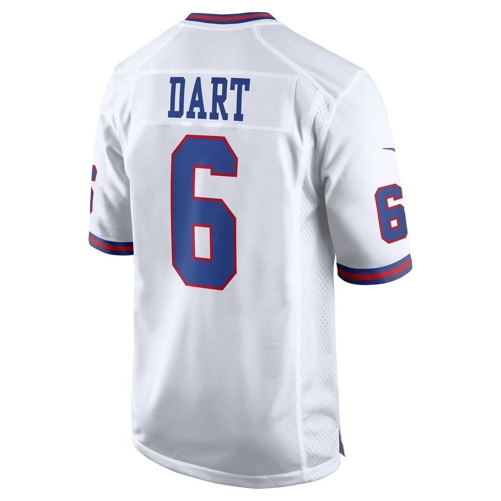 New York Giants Jaxson Dart Nike Alternate Vintage White Game Jersey - White
