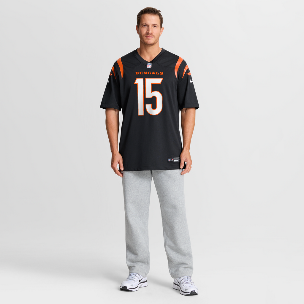 Cincinnati Bengals Charlie Jones Nike Team Game Jersey - Black