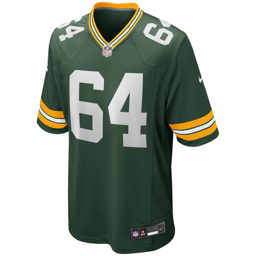 Green Bay Packers Jerry Kramer Nike Game Retired Player Jersey - Green