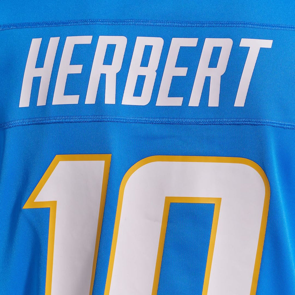 Los Angeles Chargers Justin Herbert Nike Alternate Charger Power Game Player Jersey - Gold
