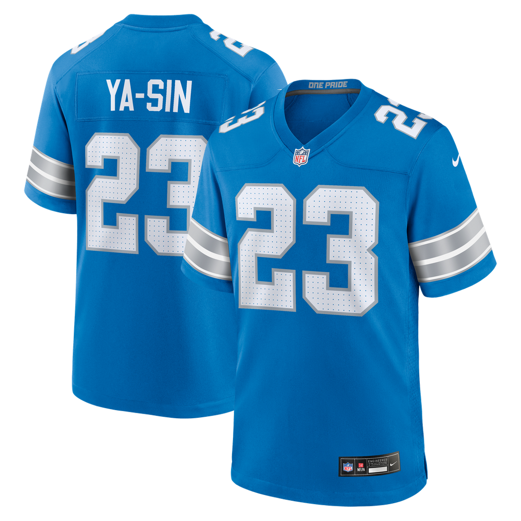 Detroit Lions Rock Ya-Sin Nike Team Game Jersey - Blue