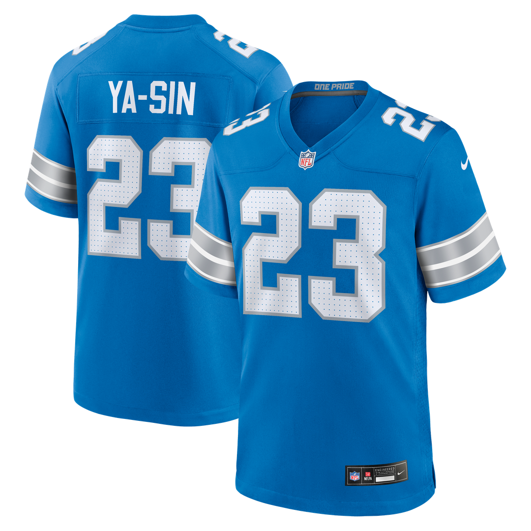 Detroit Lions Rock Ya-Sin Nike Team Game Jersey - Blue