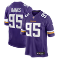Minnesota Vikings Caleb Banks Nike Team Game Jersey - Purple