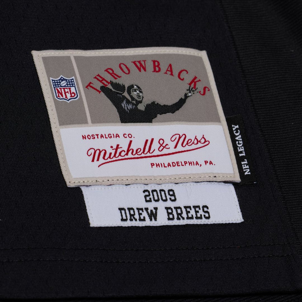 New Orleans Saints Drew Brees Mitchell & Ness Big & Tall 2009 Legacy Retired Player Jersey - Black