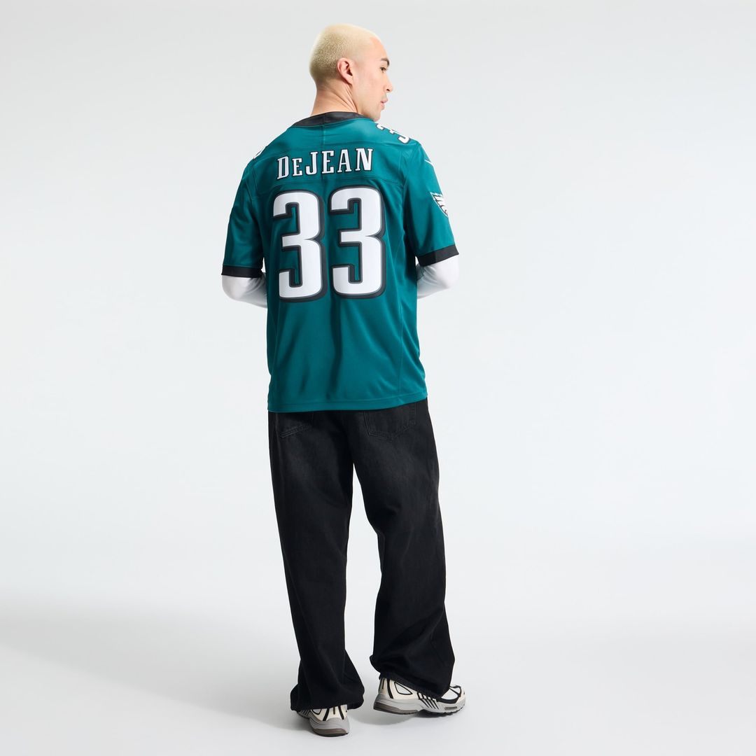 Philadelphia Eagles Cooper DeJean Nike Team Vapor F.U.S.E. Stitched Limited Jersey - Midnight Green