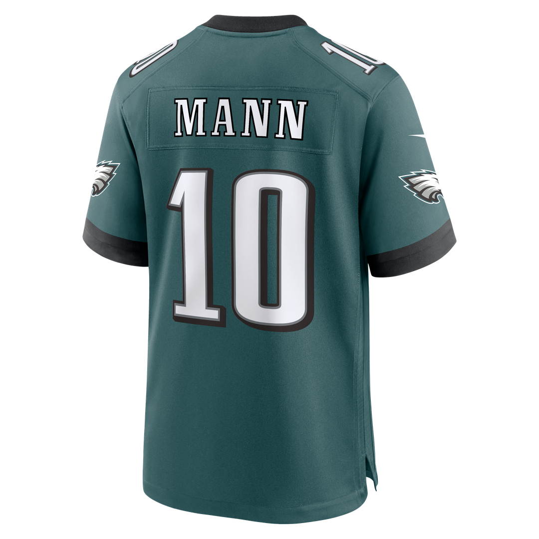 Philadelphia Eagles Braden Mann Nike Team Game Jersey - Midnight Green