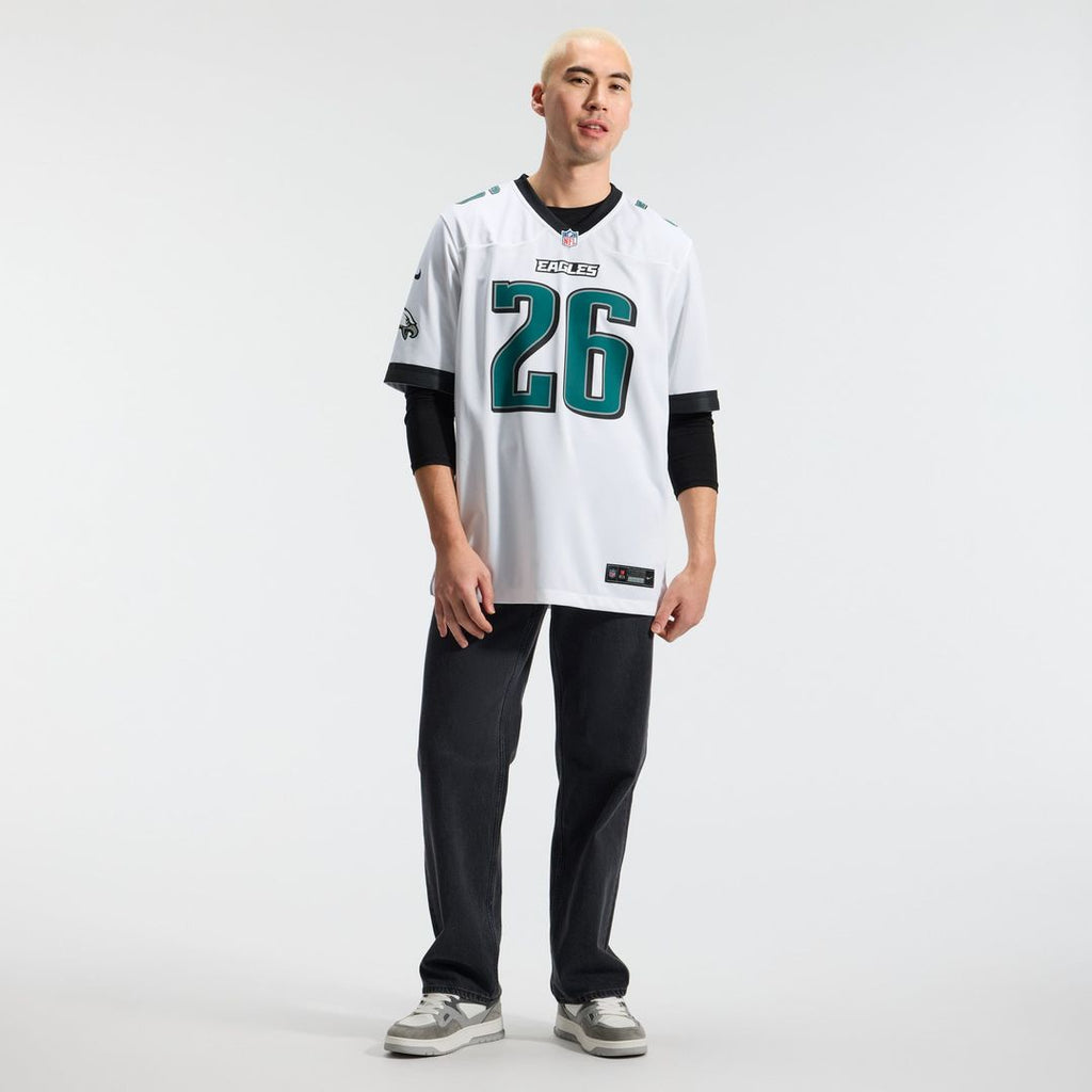 Philadelphia Eagles Saquon Barkley Nike Alternate Game Jersey - Black
