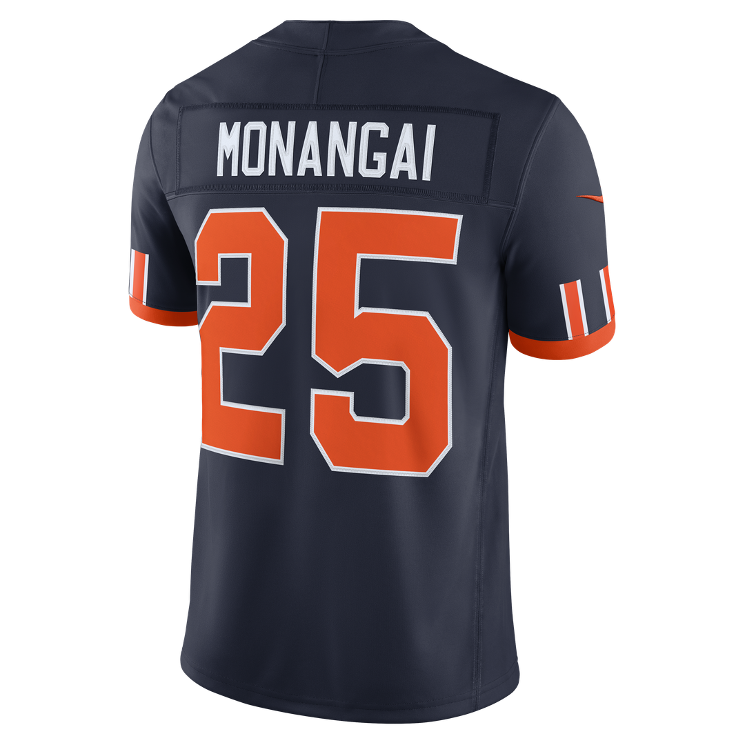 Chicago Bears Kyle Monangai Nike 2026 Rivalries Collection Stitched Limited Jersey - Navy